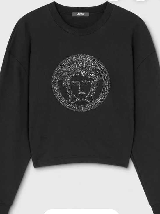 Versace Tops - Versace Embellished Medusa With Crystals and Lurex